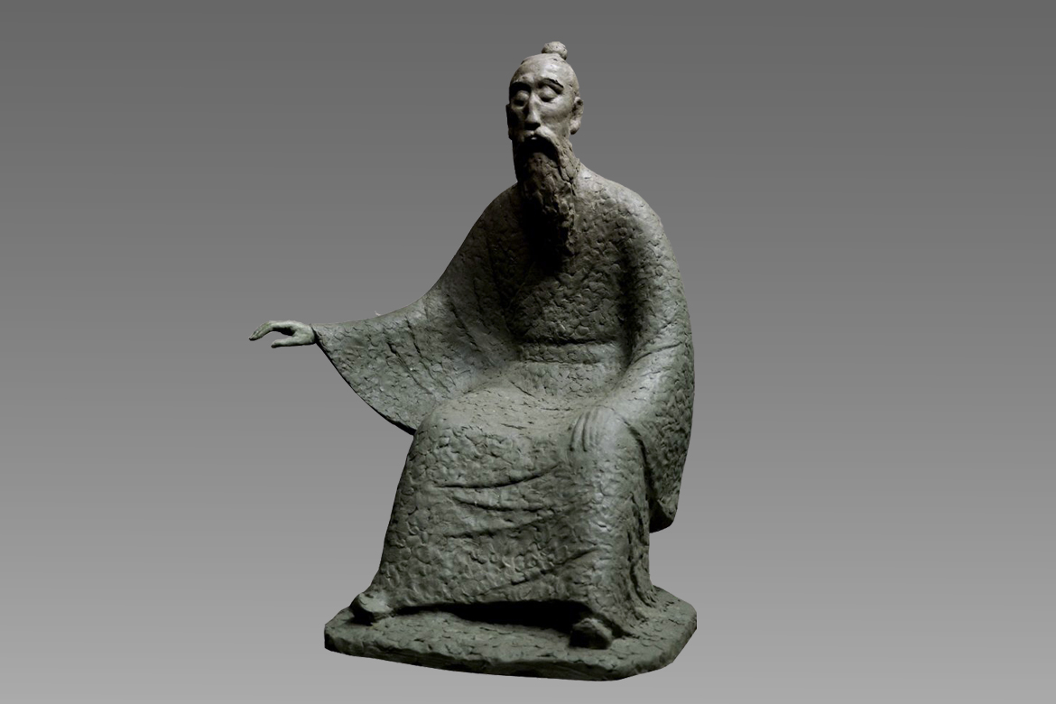 山东名仕扁鹊中国古代人物铸铜雕塑