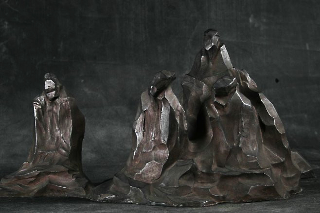 铸铜雕塑群组抽象雕塑
