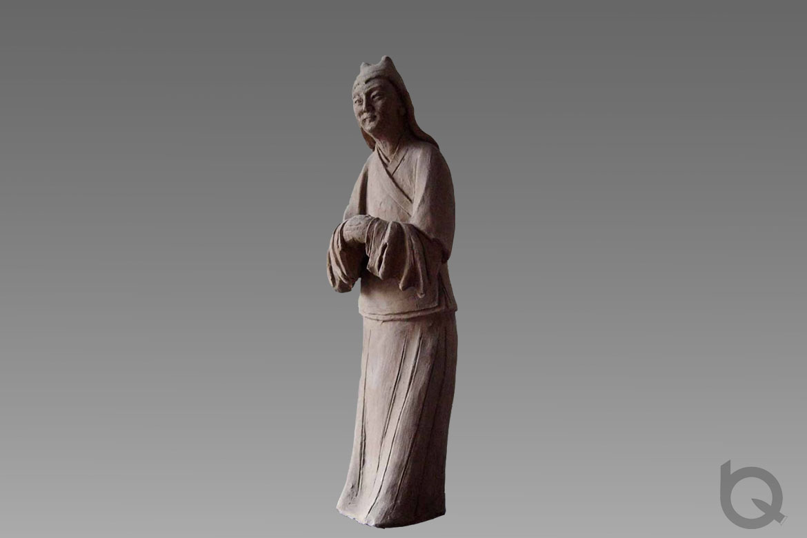 博仟ky开元官网雕刻的古代人物石雕正面