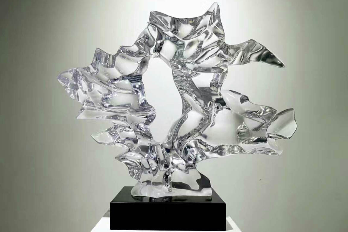 架上工艺品水晶透明树脂雕塑