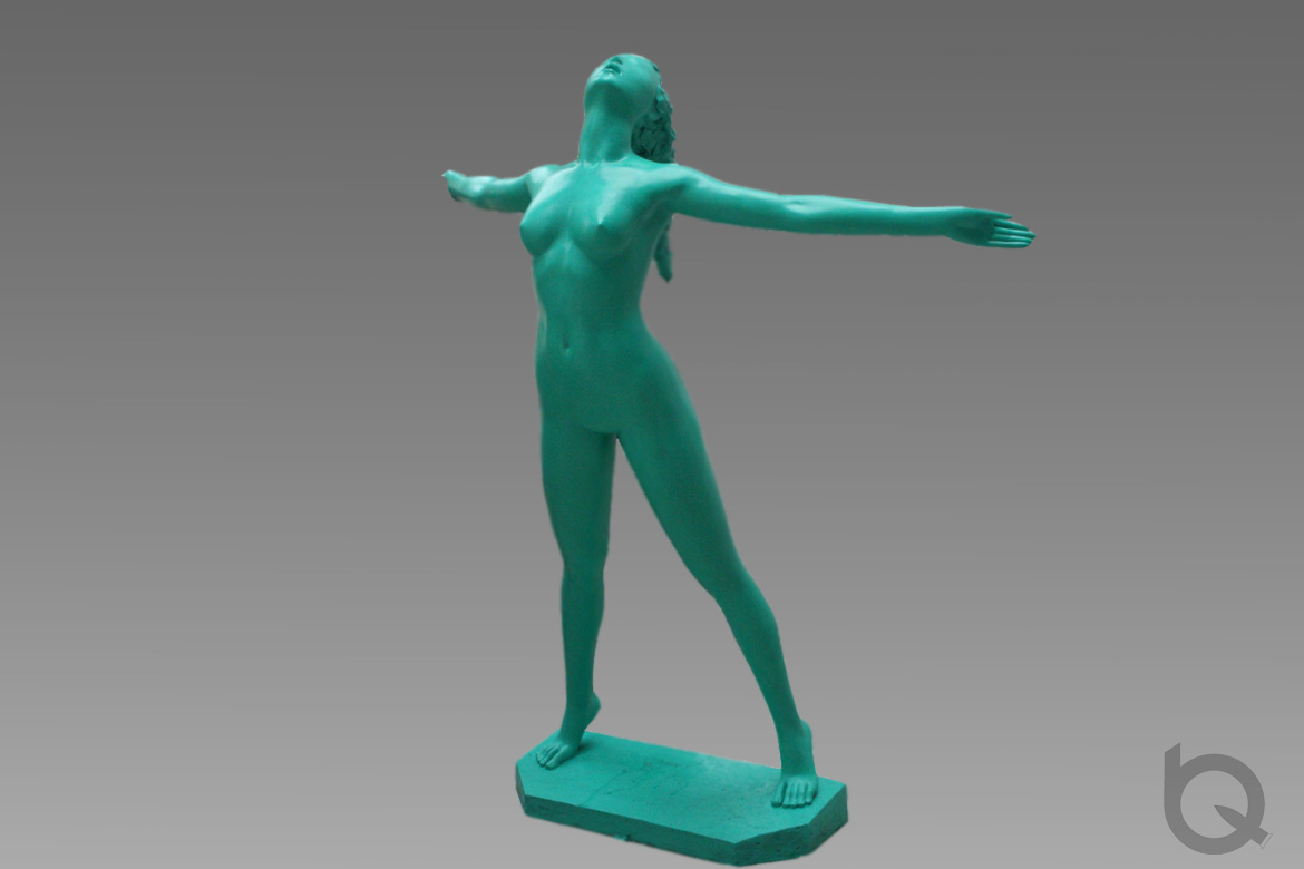 博仟雕塑企业的舒展的人体雕塑欣赏