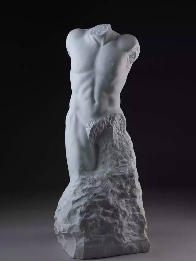 汉白玉男人体现代人体雕塑图片