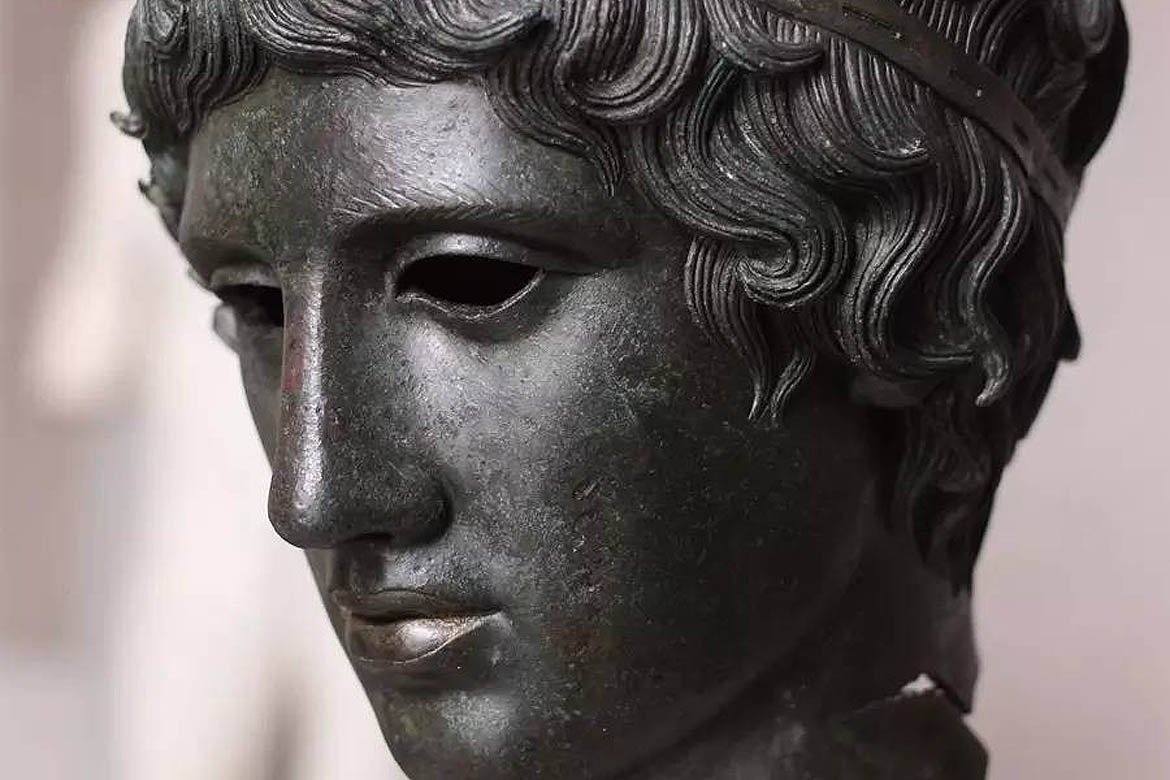 罗马铸铜人物肖像雕塑