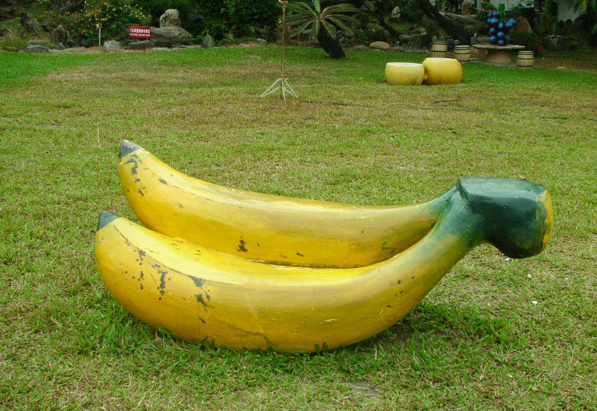 香蕉玻璃钢果蔬雕塑