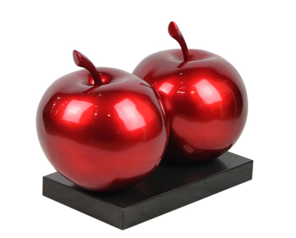 苹果玻璃钢果蔬雕塑