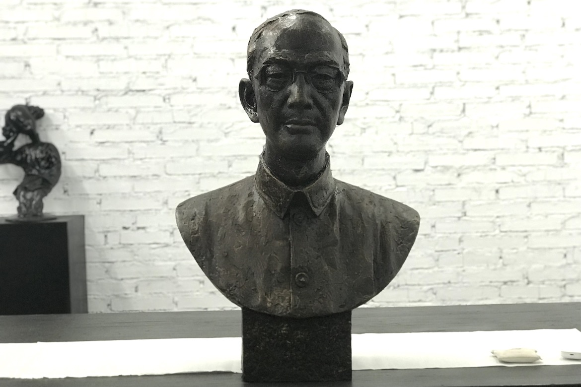雕塑人像定制 陆志韦先生铸铜肖像